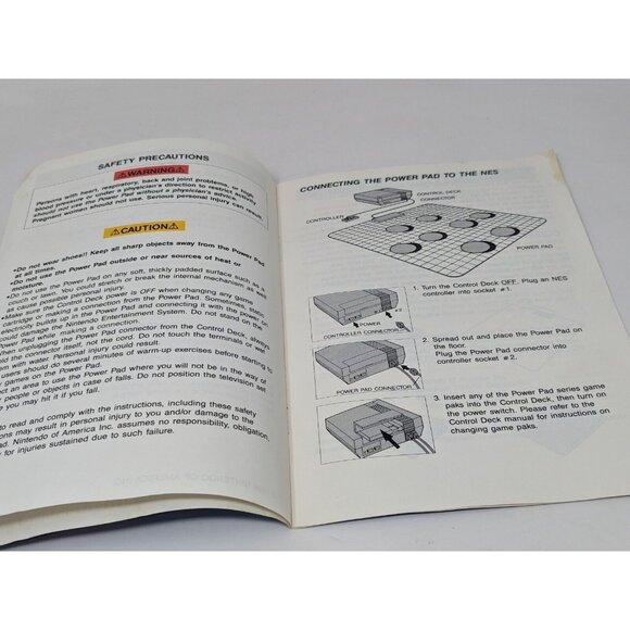 Power Pad NES Manual Only Authentic Original Nintendo VTG - Picture 7 of 8